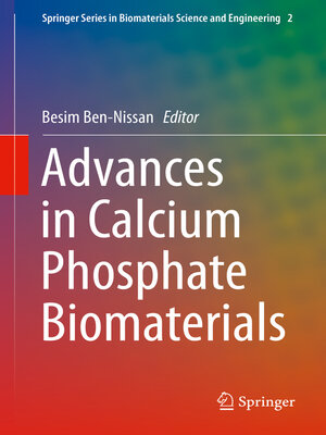 cover image of Advances in Calcium Phosphate Biomaterials